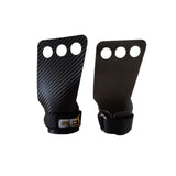 HG-301 3 Hole Fiber Grips for Pull ups, Weight Lifting, Chin Ups, Palm protector | CrazyFox - CrazyFox Gear